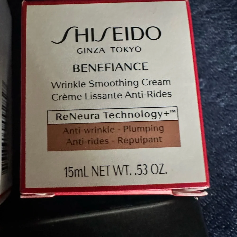 Shiseido Benefiance Wrinkle Smoothing Cream & Eye Cream - Mini Bundle